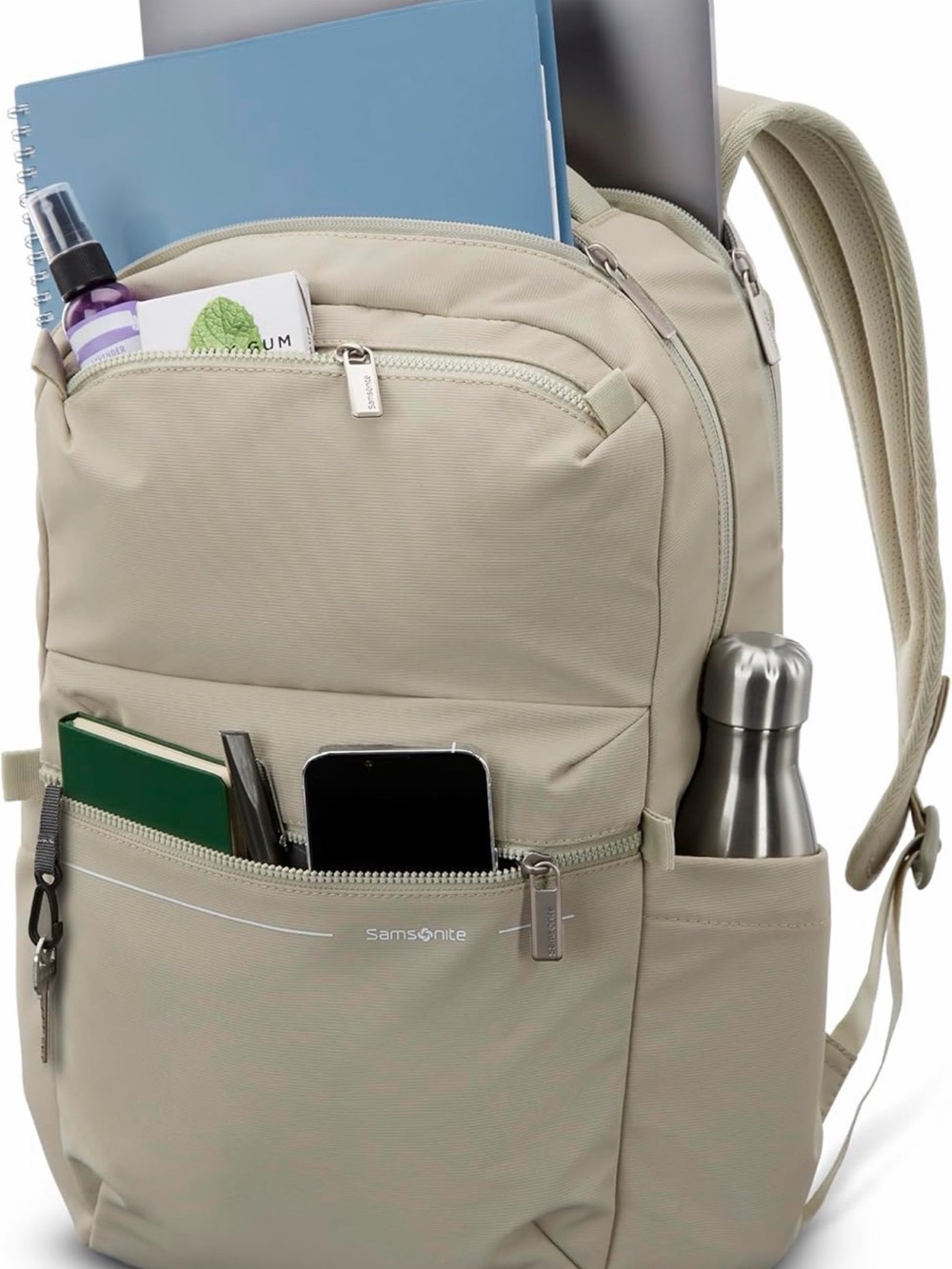 Samsonite Light Beige Everyday Backpack - Picture 4 of 7